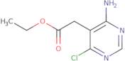 Ethyl 2-(4-amino-6-chloropyrimidin-5-yl)acetate