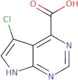 5-Chloro-7H-pyrrolo[2,3-d]pyrimidine-4-carboxylic acid