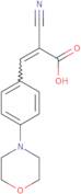 2-Cyano-3-[4-(morpholin-4-yl)phenyl]prop-2-enoic acid