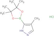 4-Methyl-3-(4,4,5,5-tetramethyl-1,3,2-dioxaborolan-2-yl)-1H-pyrazole hydrochloride