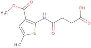 3-{[3-(Methoxycarbonyl)-5-methylthiophen-2-yl]carbamoyl}propanoic acid