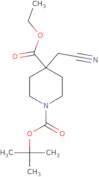 1-tert-Butyl 4-ethyl 4-(cyanomethyl)piperidine-1,4-dicarboxylate