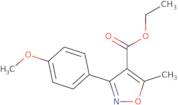 Ethyl 3-(4-methoxyphenyl)-5-methylisoxazole-4-carboxylate