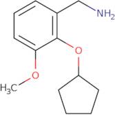 [2-(Cyclopentyloxy)-3-methoxyphenyl]methanamine