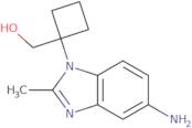 [1-(5-Amino-2-methyl-1H-1,3-benzodiazol-1-yl)cyclobutyl]methanol