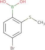 (4-Bromo-2-methylsulfanylphenyl)boronic acid