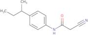 N-[4-(Butan-2-yl)phenyl]-2-cyanoacetamide