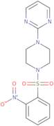 2-{4-[(2-Nitrophenyl)sulfonyl]piperazino}pyrimidine