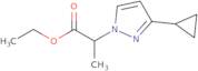 Ethyl 2-(3-cyclopropyl-1H-pyrazol-1-yl)propanoate