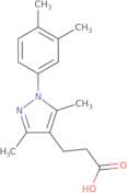 3-[1-(3,4-Dimethylphenyl)-3,5-dimethyl-1H-pyrazol-4-yl]propanoic acid