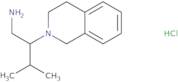 3-Methyl-2-(1,2,3,4-tetrahydroisoquinolin-2-yl)butan-1-amine hydrochloride