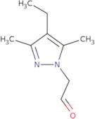 (4-Ethyl-3,5-dimethyl-1H-pyrazol-1-yl)acetaldehyde