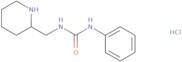 1-Phenyl-3-[(piperidin-2-yl)methyl]urea hydrochloride