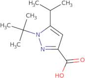 1-tert-Butyl-5-(propan-2-yl)-1H-pyrazole-3-carboxylic acid