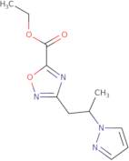 Ethyl 3-[2-(1H-pyrazol-1-yl)propyl]-1,2,4-oxadiazole-5-carboxylate