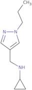 N-[(1-Propyl-1H-pyrazol-4-yl)methyl]cyclopropanamine