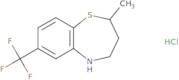 2-Methyl-7-(trifluoromethyl)-2,3,4,5-tetrahydro-1,5-benzothiazepine hydrochloride