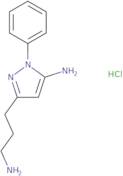 3-(3-Aminopropyl)-1-phenyl-1H-pyrazol-5-amine hydrochloride