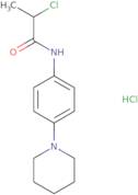 2-Chloro-N-(4-piperidin-1-ylphenyl)propanamide hydrochloride