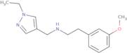 [(1-Ethyl-1H-pyrazol-4-yl)methyl][2-(3-methoxyphenyl)ethyl]amine