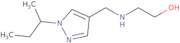 2-({[1-(Methylpropyl)pyrazol-4-yl]methyl}amino)ethan-1-ol