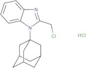 1-(Adamantan-1-yl)-2-(chloromethyl)-1H-1,3-benzodiazole hydrochloride