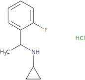 N-[1-(2-Fluorophenyl)ethyl]cyclopropanamine hydrochloride