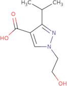 1-(2-Hydroxyethyl)-3-(propan-2-yl)-1H-pyrazole-4-carboxylic acid