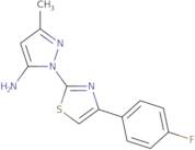 1-[4-(4-Fluorophenyl)-1,3-thiazol-2-yl]-3-methyl-1H-pyrazol-5-amine