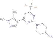 1-[4-(1,5-Dimethyl-1H-pyrazol-4-yl)-6-(trifluoromethyl)pyrimidin-2-yl]piperidin-4-amine