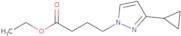 Ethyl 4-(3-cyclopropyl-1H-pyrazol-1-yl)butanoate