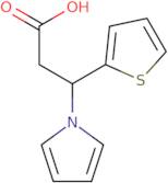 3-(1H-Pyrrol-1-yl)-3-(thiophen-2-yl)propanoic acid