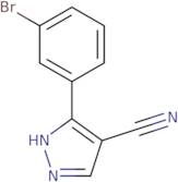 3-(3-Bromophenyl)-1H-pyrazole-4-carbonitrile