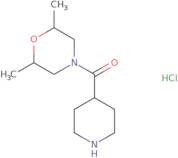 2,6-Dimethyl-4-(piperidine-4-carbonyl)morpholine hydrochloride