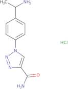 1-[4-(1-Aminoethyl)phenyl]-1H-1,2,3-triazole-4-carboxamide hydrochloride