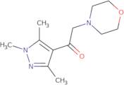 2-Morpholin-4-yl-1-(1,3,5-trimethyl-1H-pyrazol-4-yl)ethanone