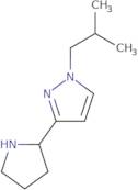 1-(2-Methylpropyl)-3-(pyrrolidin-2-yl)-1H-pyrazole