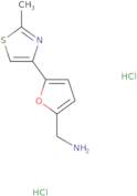 [5-(2-Methyl-1,3-thiazol-4-yl)furan-2-yl]methanamine dihydrochloride