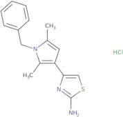 4-(1-Benzyl-2,5-dimethyl-1H-pyrrol-3-yl)-1,3-thiazol-2-amine hydrochloride