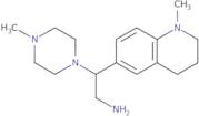 2-(1-Methyl-1,2,3,4-tetrahydroquinolin-6-yl)-2-(4-methylpiperazin-1-yl)ethan-1-amine