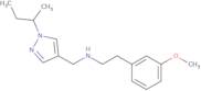 {[1-(Butan-2-yl)-1H-pyrazol-4-yl]methyl}[2-(3-methoxyphenyl)ethyl]amine