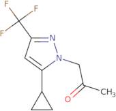 1-[5-Cyclopropyl-3-(trifluoromethyl)-1H-pyrazol-1-yl]acetone