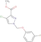 Methyl 4-chloro-1-[(3-fluorophenoxy)methyl]-1H-pyrazole-3-carboxylate