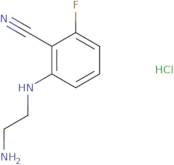 2-[(2-Aminoethyl)amino]-6-fluorobenzonitrile hydrochloride