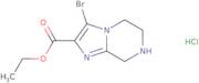 Ethyl 3-bromo-5,6,7,8-tetrahydroimidazo[1,2-a]pyrazine-2-carboxylate hydrochloride