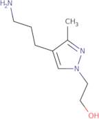 2-[4-(3-Aminopropyl)-3-methyl-1H-pyrazol-1-yl]ethan-1-ol