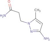 3-(3-Amino-5-methyl-1H-pyrazol-1-yl)propanamide