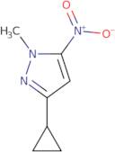 3-Cyclopropyl-1-methyl-5-nitro-1H-pyrazole