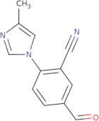 5-formyl-2-(4-methyl-1H-imidazol-1-yl)benzonitrile