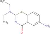 6-Amino-2-(diethylamino)-4H-1,3-benzothiazin-4-one